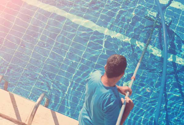 Cleaner of the swimming pool